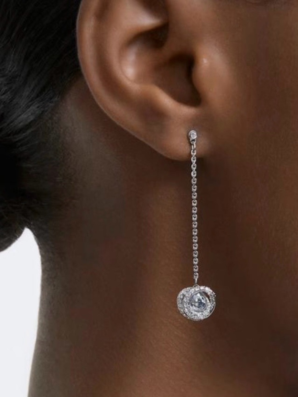 Swarovski crystal drop earring